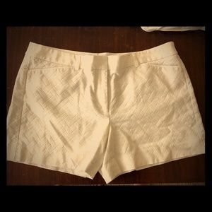 WHBM White Shorts